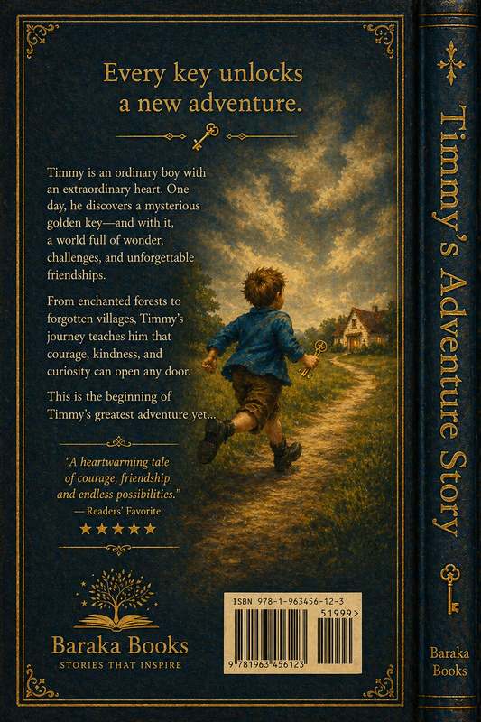 Timmy's Adventure Story By Baraka Books